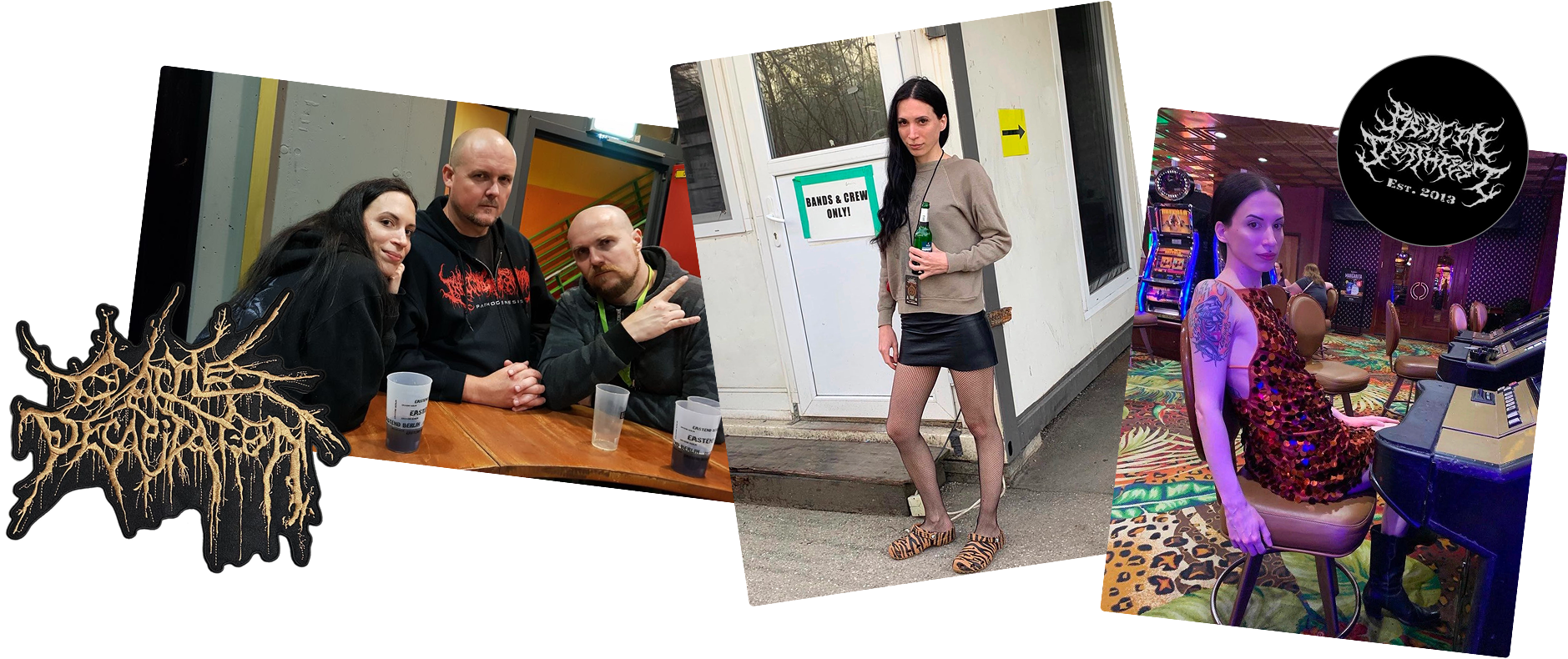 Collage of Paša's photos from different tours